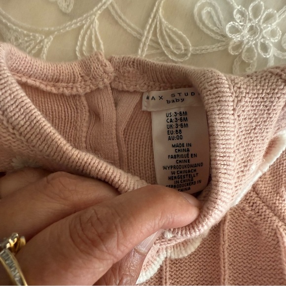 Max Studio Kids Pink/ Peach Knit Set NEW - Picture 11 of 14